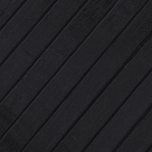 vidaXL Rug Rectangular Black70x1000 cm Bamboo