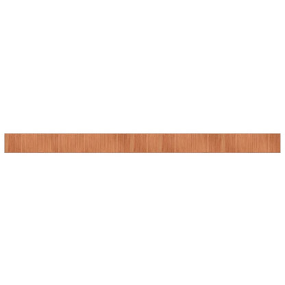 vidaXL Rug Rectangular Brown70x1000 cm Bamboo