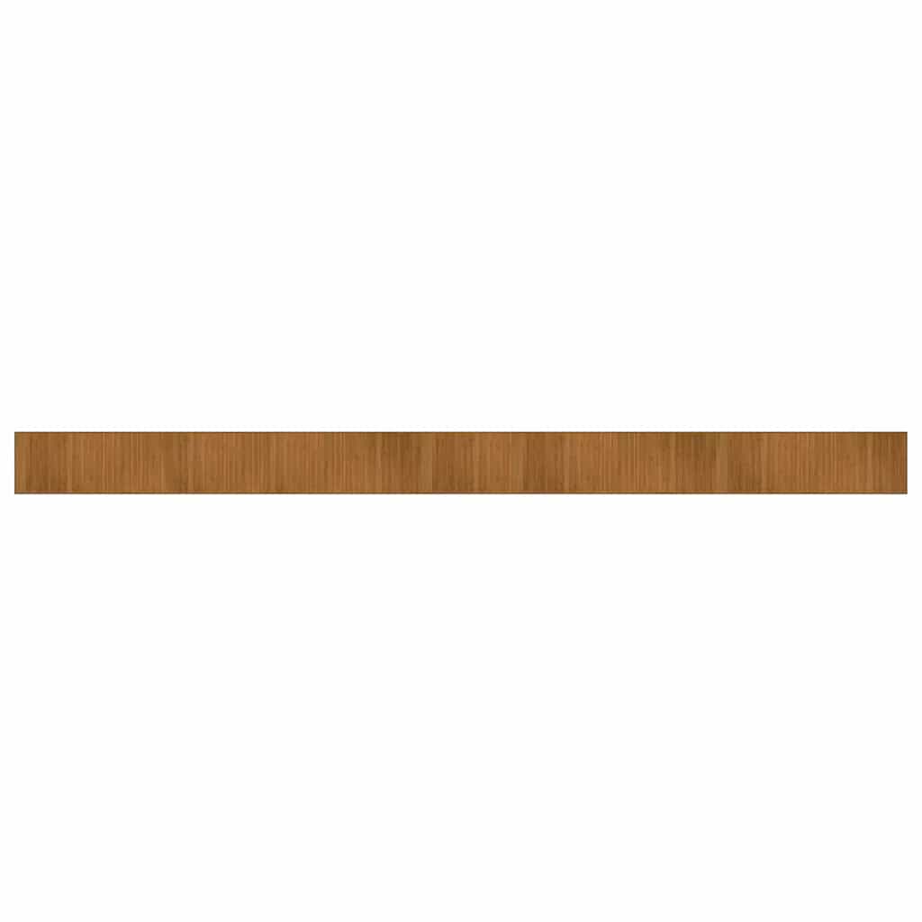 vidaXL Rug Rectangular Brown 70x1000 cm Bamboo