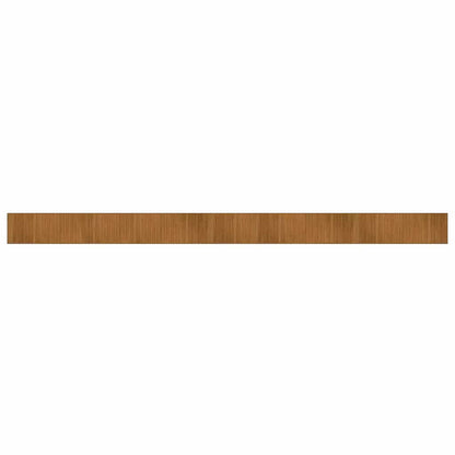 vidaXL Rug Rectangular Brown 70x1000 cm Bamboo