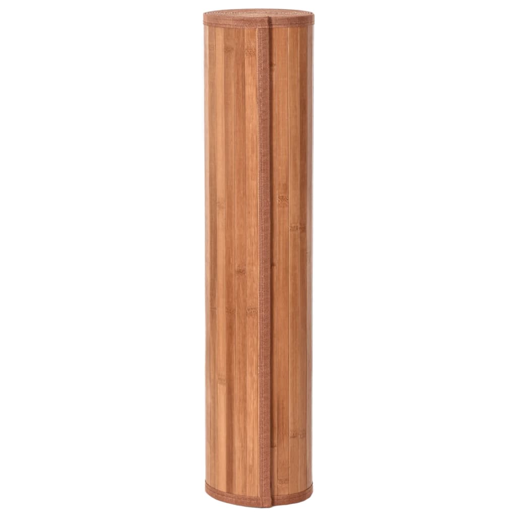 vidaXL Rug Rectangular Brown70x1000 cm Bamboo