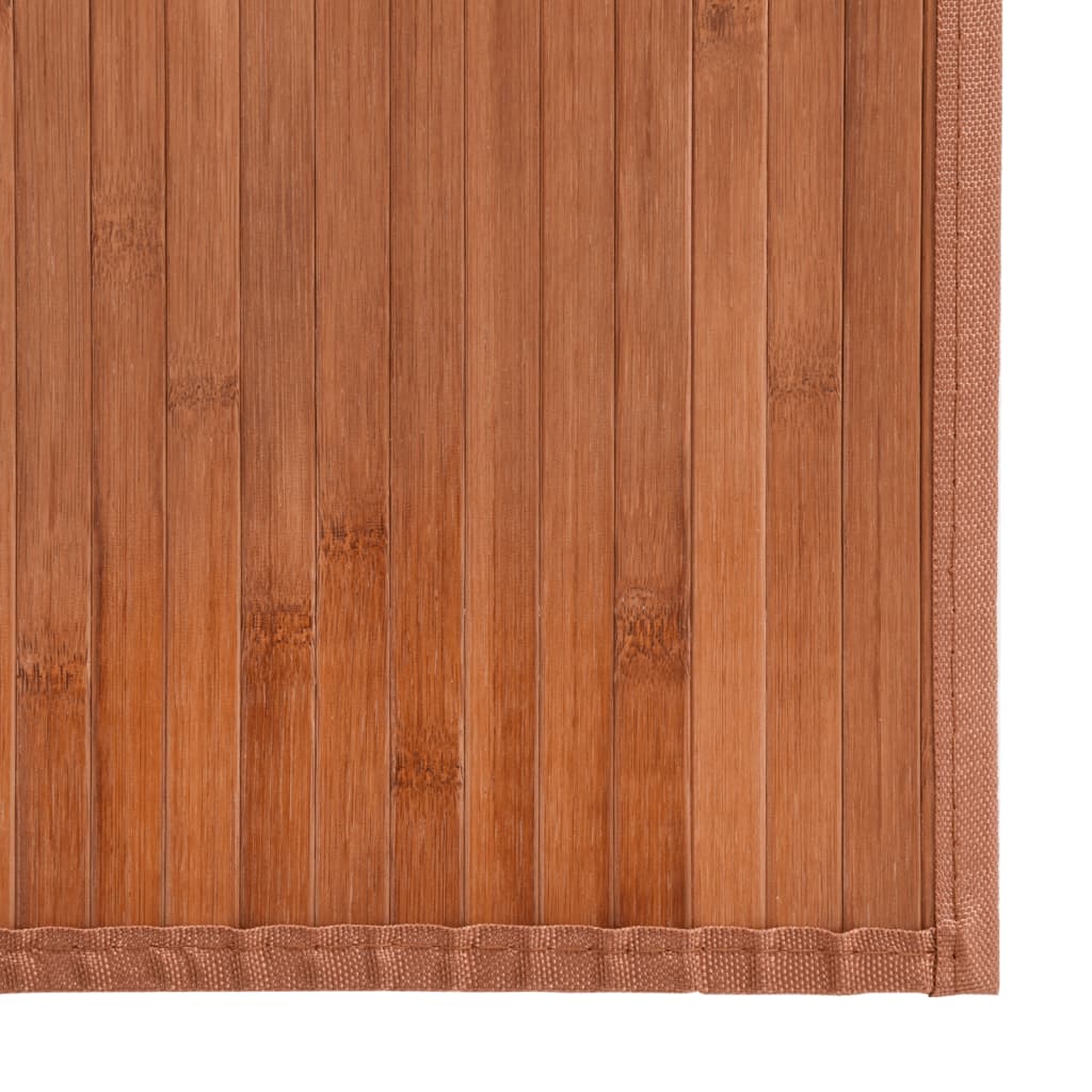 vidaXL Rug Rectangular Brown70x1000 cm Bamboo