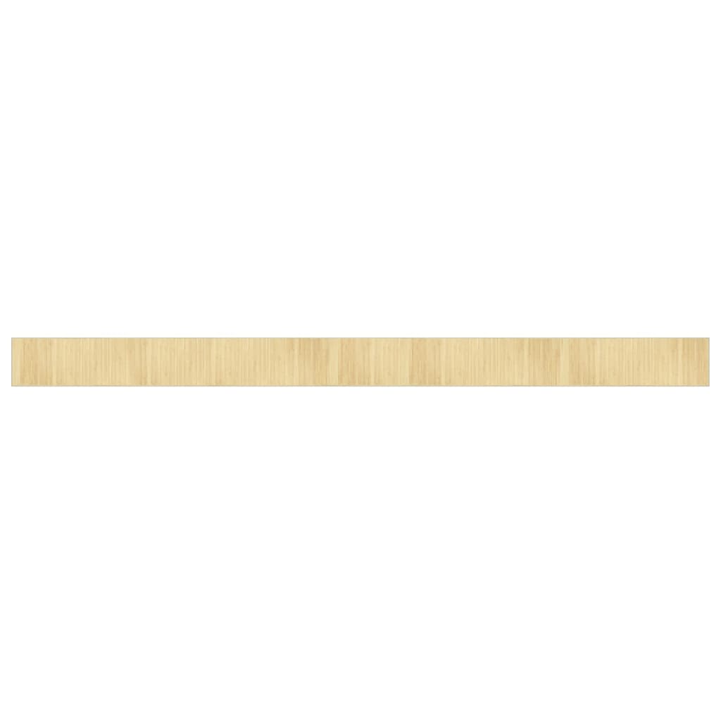 vidaXL Rug Rectangular Light Natural 70x1000 cm Bamboo