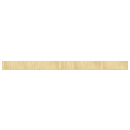 vidaXL Rug Rectangular Light Natural 70x1000 cm Bamboo