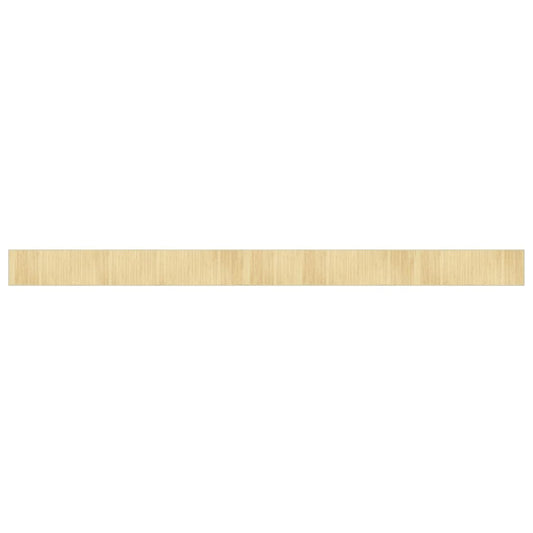 vidaXL Rug Rectangular Light Natural 70x1000 cm Bamboo