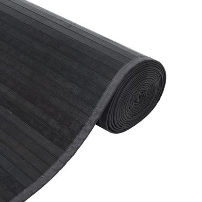 vidaXL Rug Rectangular Grey 70x1000 cm Bamboo