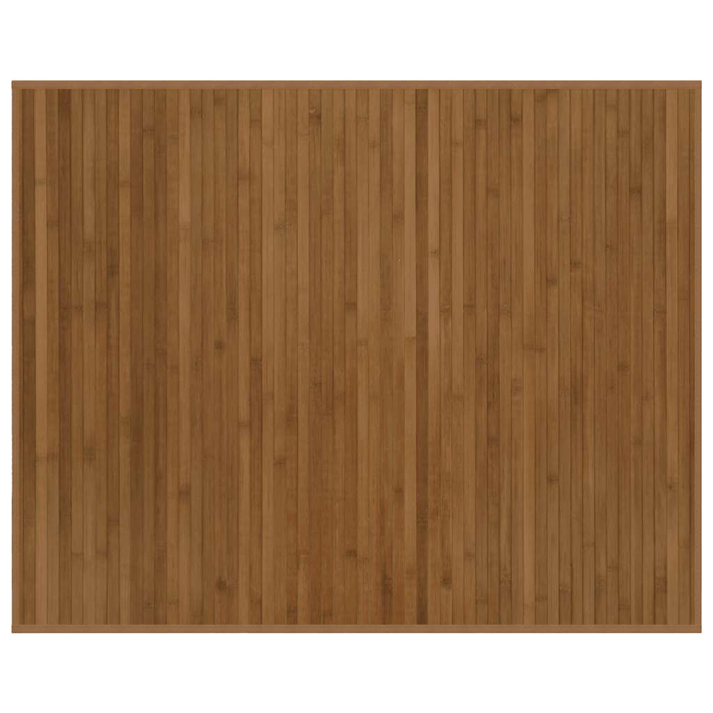 vidaXL Rug Rectangular Brown80x100 cm Bamboo
