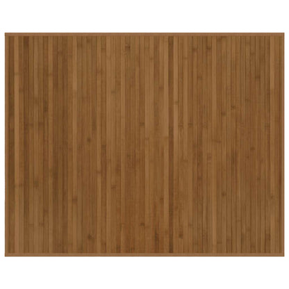 vidaXL Rug Rectangular Brown80x100 cm Bamboo