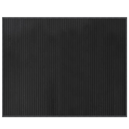 vidaXL Rug Rectangular Grey 80x100 cm Bamboo
