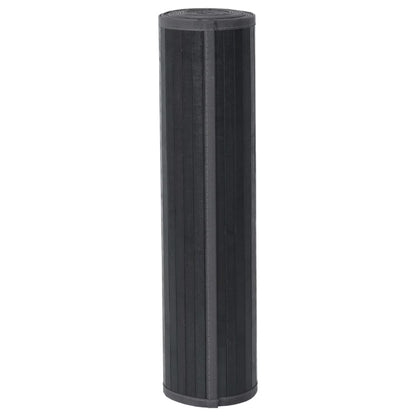 vidaXL Rug Rectangular Grey80x100 cm Bamboo