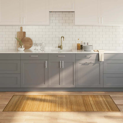 vidaXL Rug Rectangular Natural 80x200 cm Bamboo