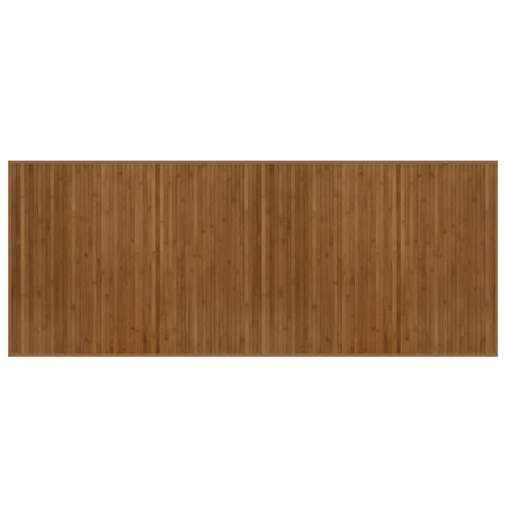 vidaXL Rug Rectangular Brown80x200 cm Bamboo