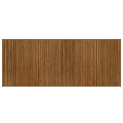 vidaXL Rug Rectangular Brown80x200 cm Bamboo