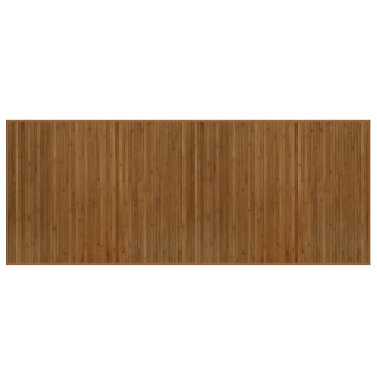 vidaXL Rug Rectangular Brown 80x200 cm Bamboo