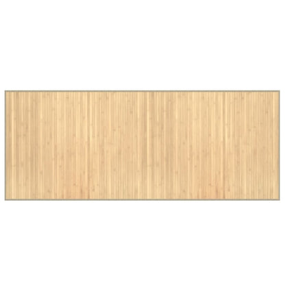 vidaXL Rug Rectangular Light Natural 80x200 cm Bamboo