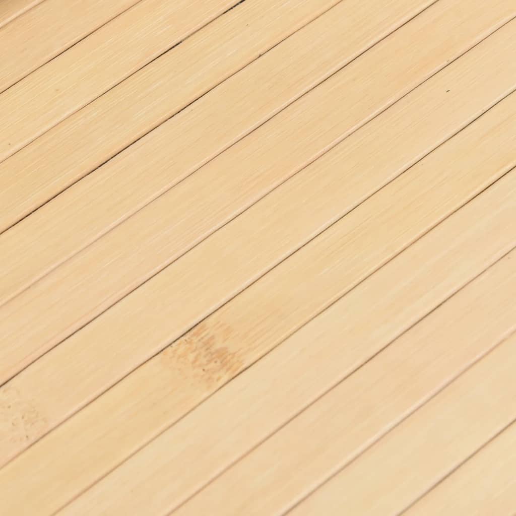 vidaXL Rug Rectangular Light Natural80x200 cm Bamboo