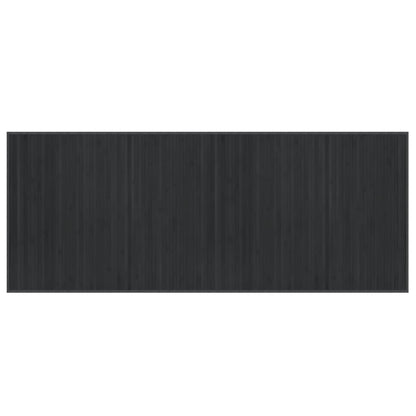 vidaXL Rug Rectangular Grey 80x200 cm Bamboo