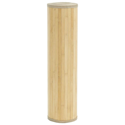 vidaXL Rug Rectangular Light Natural 80x300 cm Bamboo