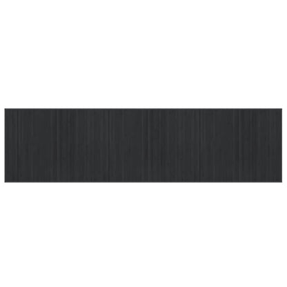 vidaXL Rug Rectangular Grey 80x300 cm Bamboo