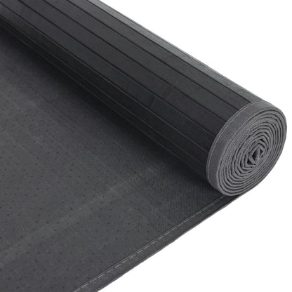 vidaXL Rug Rectangular Grey 80x300 cm Bamboo