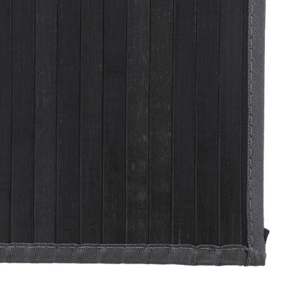 vidaXL Rug Rectangular Grey 80x300 cm Bamboo