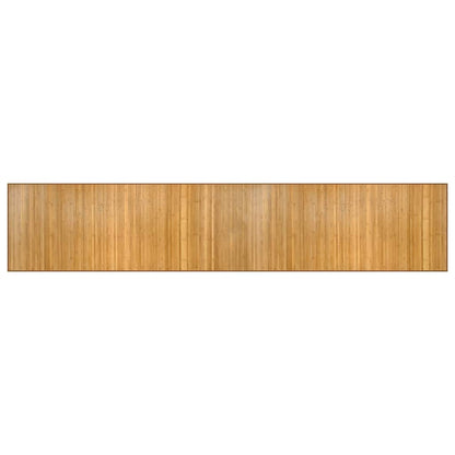 vidaXL Rug Rectangular Natural 80x400 cm Bamboo