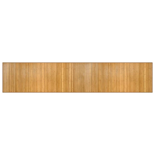 vidaXL Rug Rectangular Natural 80x400 cm Bamboo