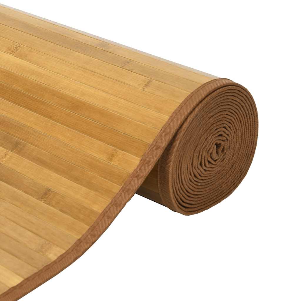 vidaXL Rug Rectangular Natural 80x400 cm Bamboo