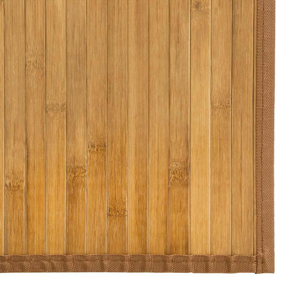 vidaXL Rug Rectangular Natural 80x400 cm Bamboo
