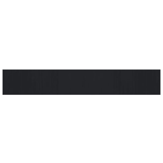 vidaXL Rug Rectangular Black 80x1000 cm Bamboo