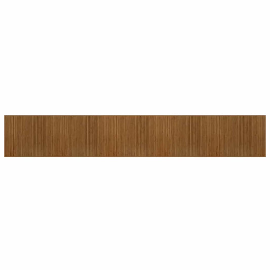 vidaXL Rug Rectangular Brown 80x1000 cm Bamboo