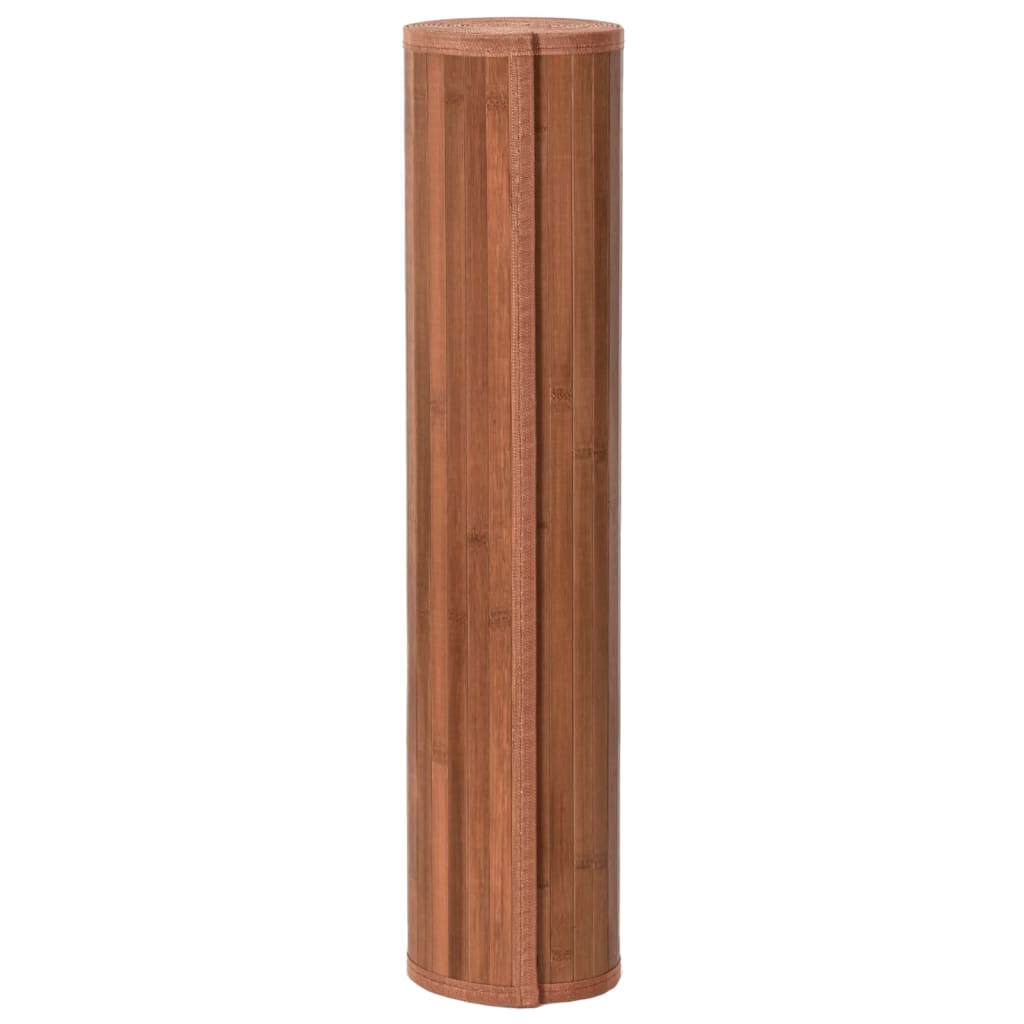vidaXL Rug Rectangular Brown80x1000 cm Bamboo