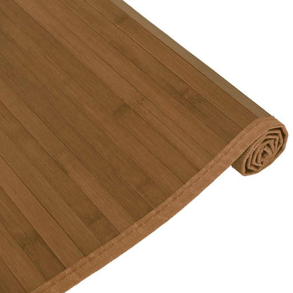 vidaXL Rug Rectangular Brown 80x1000 cm Bamboo