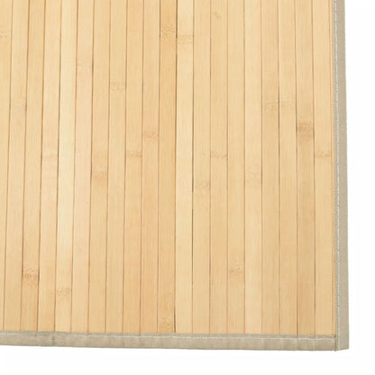 vidaXL Rug Rectangular Light Natural 80x1000 cm Bamboo