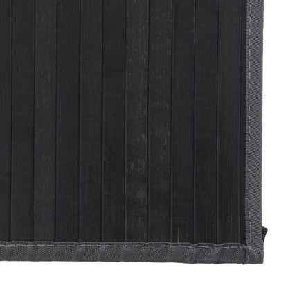 vidaXL Rug Rectangular Grey 80x1000 cm Bamboo
