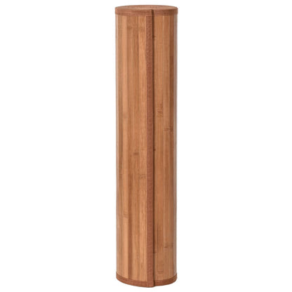 vidaXL Rug Square Natural100x100 cm Bamboo