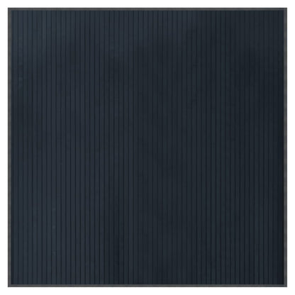 vidaXL Rug Square Grey100x100 cm Bamboo