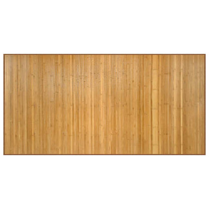 vidaXL Rug Rectangular Natural 100x200 cm Bamboo