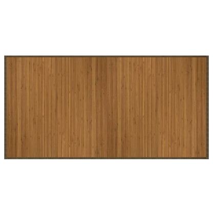 vidaXL Rug Rectangular Brown 100x200 cm Bamboo