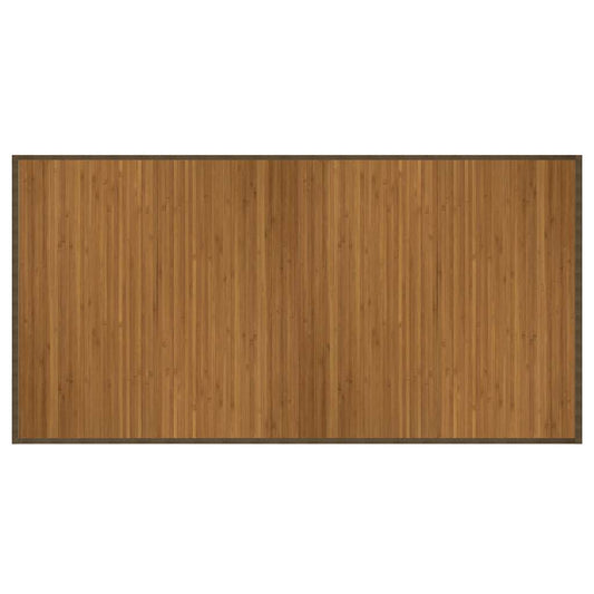 vidaXL Rug Rectangular Brown 100x200 cm Bamboo
