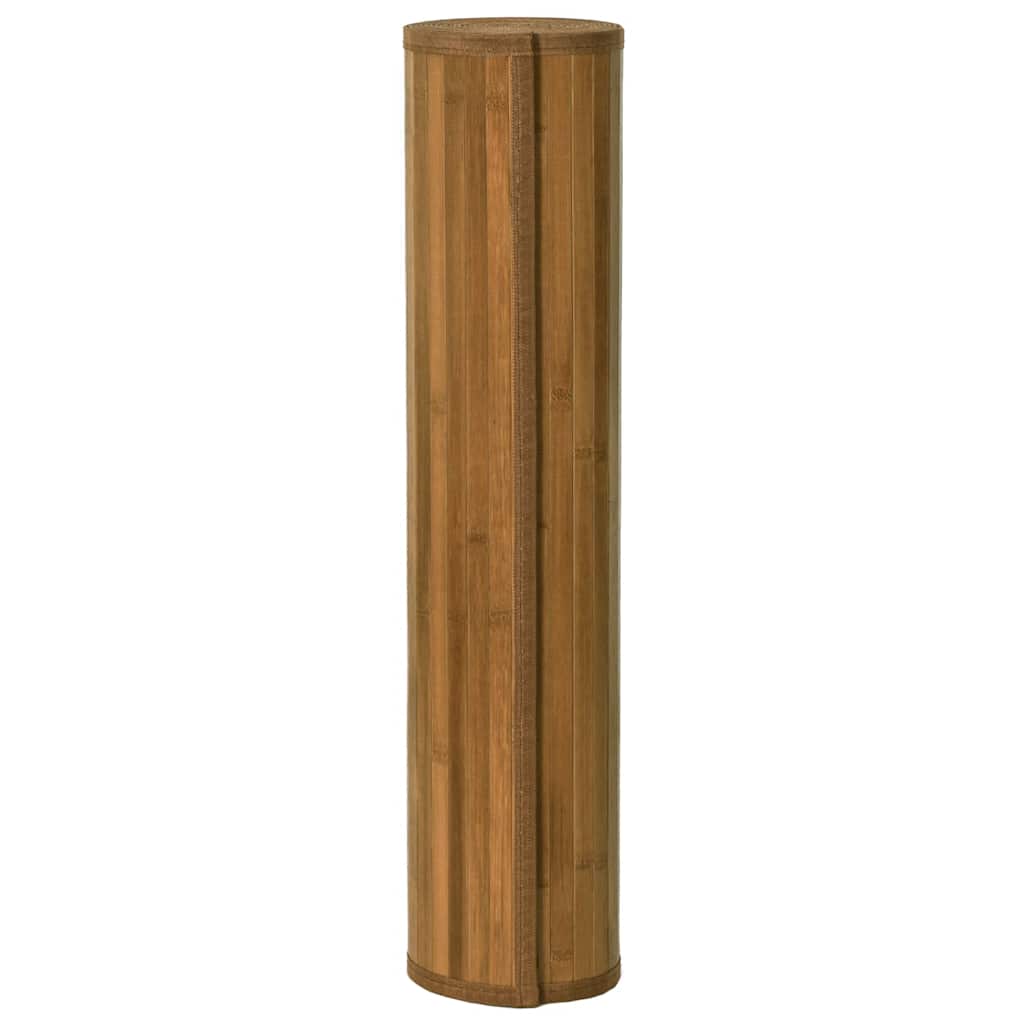 vidaXL Rug Rectangular Brown 100x200 cm Bamboo