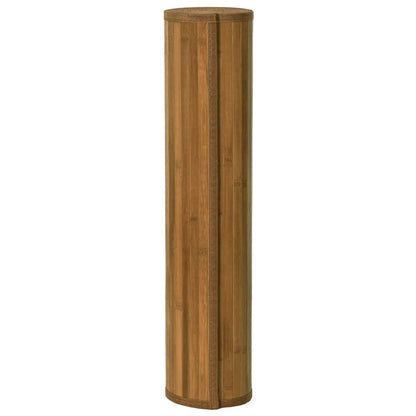 vidaXL Rug Rectangular Brown 100x200 cm Bamboo