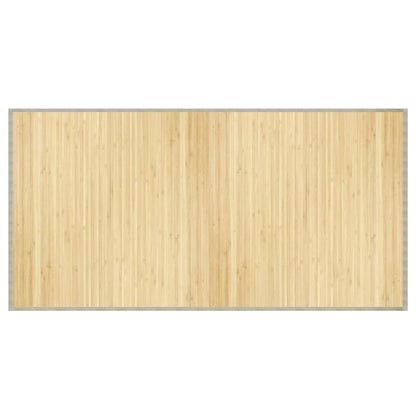 vidaXL Rug Rectangular Light Natural 100x200 cm Bamboo