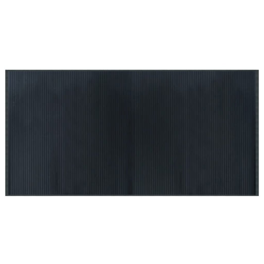 vidaXL Rug Rectangular Grey 100x200 cm Bamboo