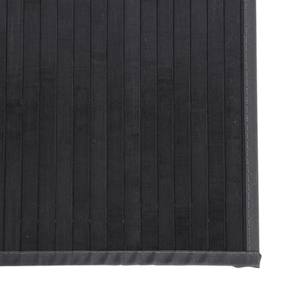 vidaXL Rug Rectangular Grey 100x200 cm Bamboo