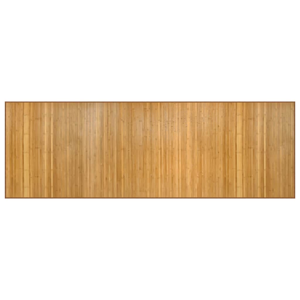vidaXL Rug Rectangular Natural 100x300 cm Bamboo