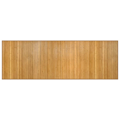 vidaXL Rug Rectangular Natural 100x300 cm Bamboo