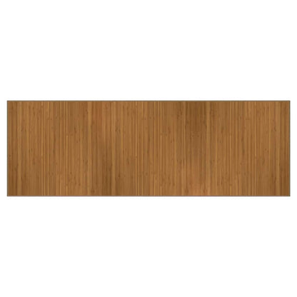vidaXL Rug Rectangular Brown 100x300 cm Bamboo