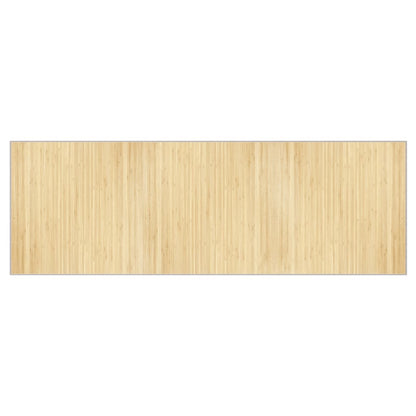 vidaXL Rug Rectangular Light Natural 100x300 cm Bamboo