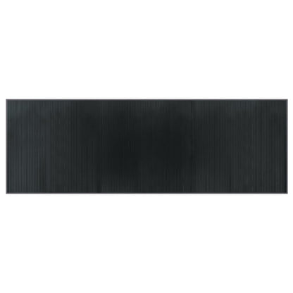 vidaXL Rug Rectangular Grey 100x300 cm Bamboo